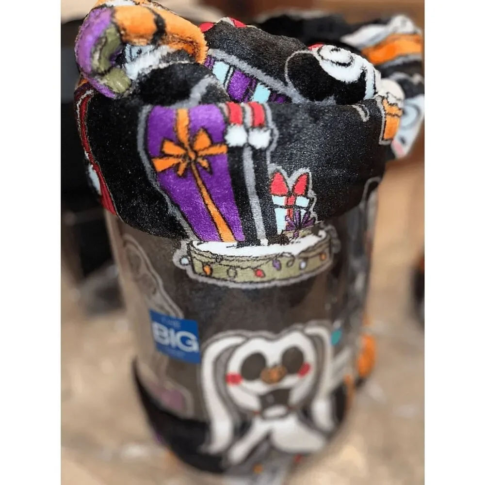 NEW The Big One Plush Blanket OS 5’ x 6’ Tim Burtons Nightmare Before Christmas